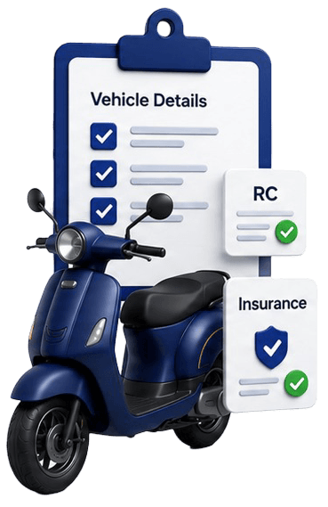 Register Your Vehicle screen